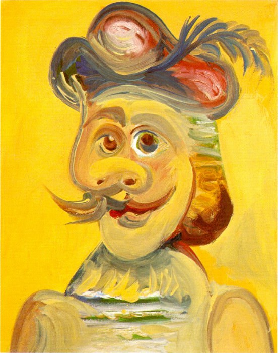 1971 TИte de mousquetaire 1. Пабло Пикассо (1881-1973) Период: 1962-1973