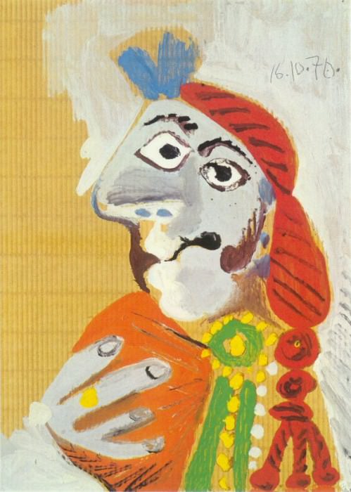 1970 Buste de matador 3. Пабло Пикассо (1881-1973) Период: 1962-1973