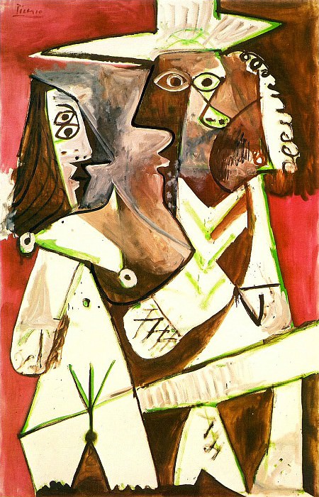 1969 Homme et enfant, Пабло Пикассо (1881-1973) Период: 1962-1973