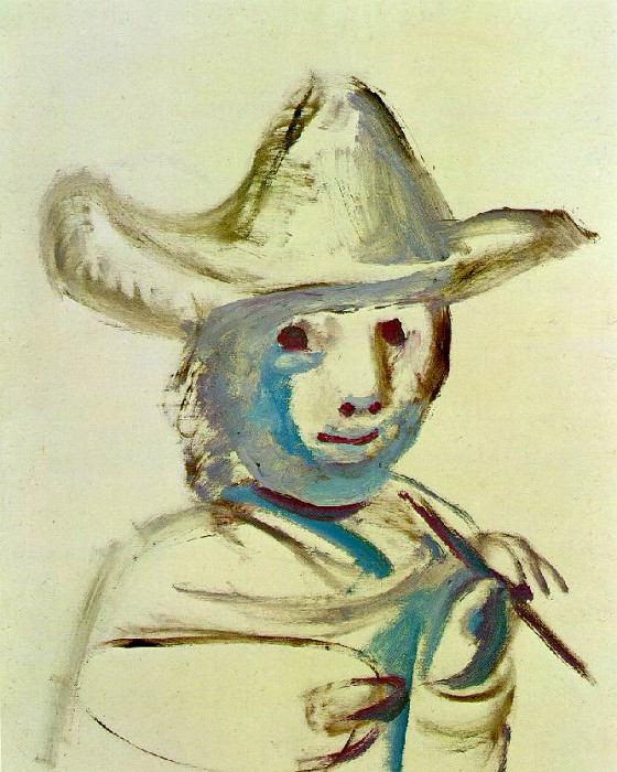 1972 Le jeune peintre. Пабло Пикассо (1881-1973) Период: 1962-1973