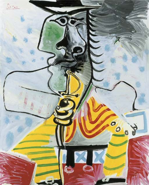 1969 Homme Е lВpВe 2, Pablo Picasso (1881-1973) Period of creation: 1962-1973