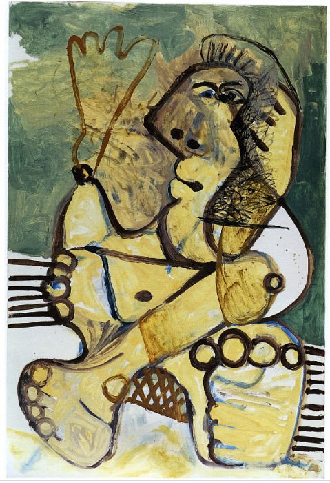 1972 Femme. Pablo Picasso (1881-1973) Period of creation: 1962-1973