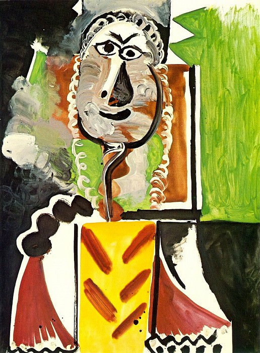 1969 Buste dhomme 7. Pablo Picasso (1881-1973) Period of creation: 1962-1973