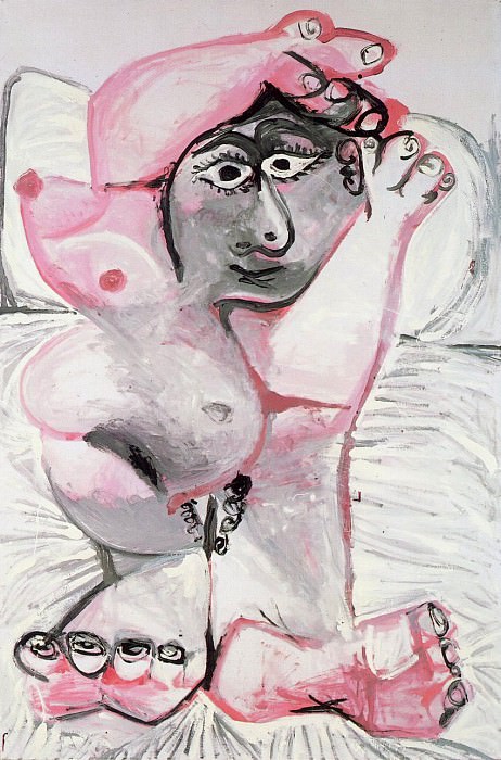 1967 Nu couchВ 2. Пабло Пикассо (1881-1973) Период: 1962-1973