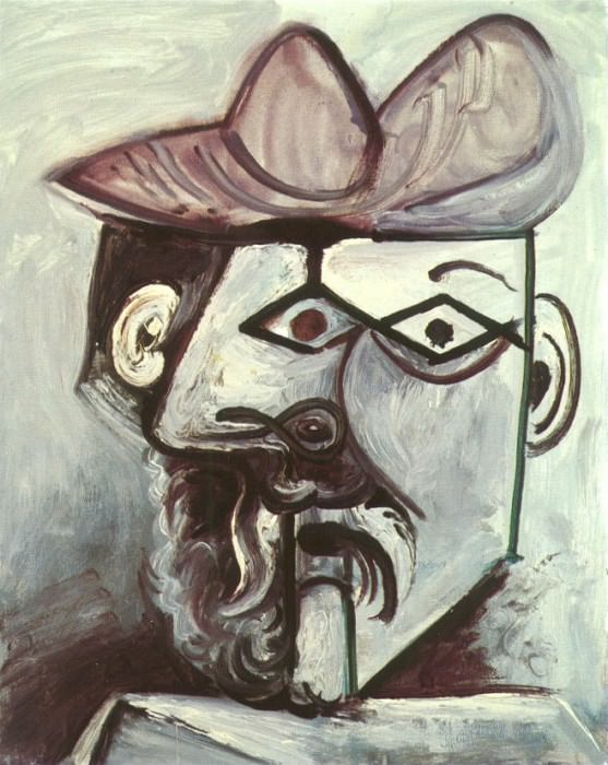 1971 TИte dhomme 1. Пабло Пикассо (1881-1973) Период: 1962-1973