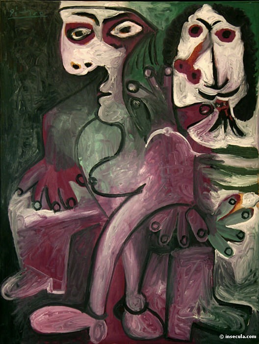 1968 Homme et femme. Pablo Picasso (1881-1973) Period of creation: 1962-1973