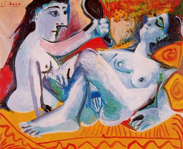 1965 Les deux amies. Пабло Пикассо (1881-1973) Период: 1962-1973