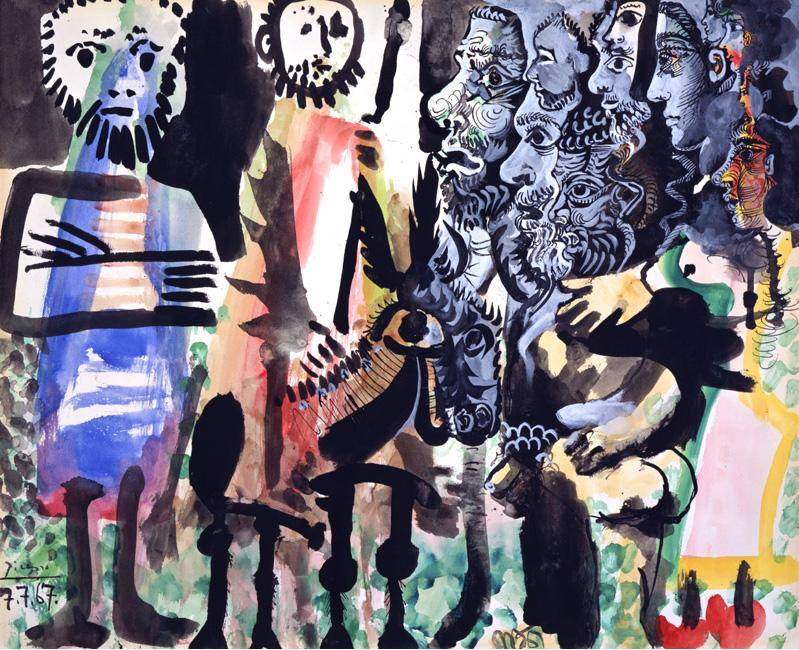 1967 Figures. Пабло Пикассо (1881-1973) Период: 1962-1973