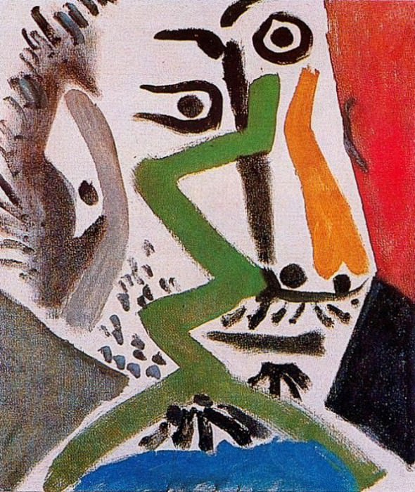 1964 TИte dhomme III, Пабло Пикассо (1881-1973) Период: 1962-1973