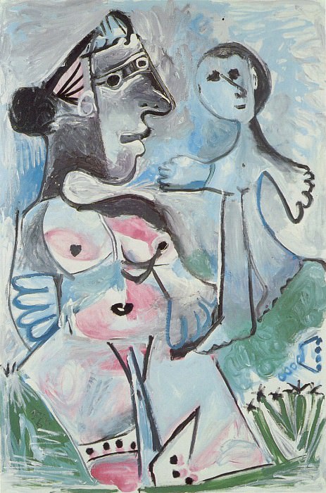 1967 VВnus et Amour. Pablo Picasso (1881-1973) Period of creation: 1962-1973