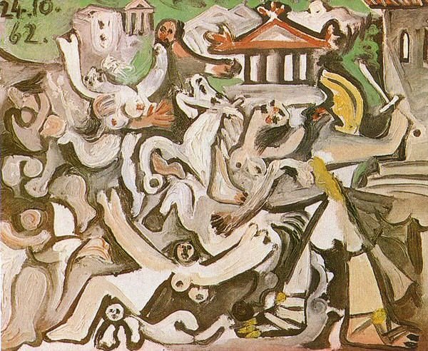 1962 LenlКvement des sabines (David) 3. Pablo Picasso (1881-1973) Period of creation: 1962-1973