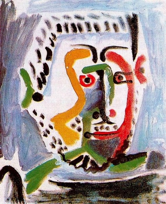 1964 TИte dhomme 7. Pablo Picasso (1881-1973) Period of creation: 1962-1973