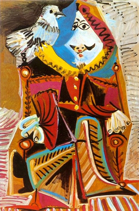 1969 Mousquetaire Е la colombe. Pablo Picasso (1881-1973) Period of creation: 1962-1973