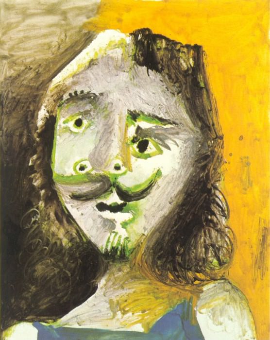 1971 TИte dhomme 91. Пабло Пикассо (1881-1973) Период: 1962-1973