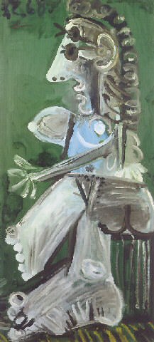 1968 Nu assis. Пабло Пикассо (1881-1973) Период: 1962-1973
