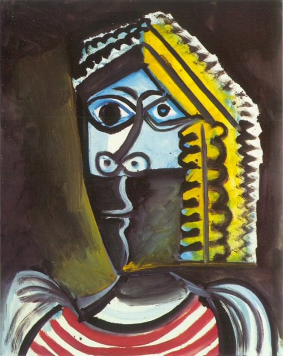 1971 TИte de femme 3. Pablo Picasso (1881-1973) Period of creation: 1962-1973
