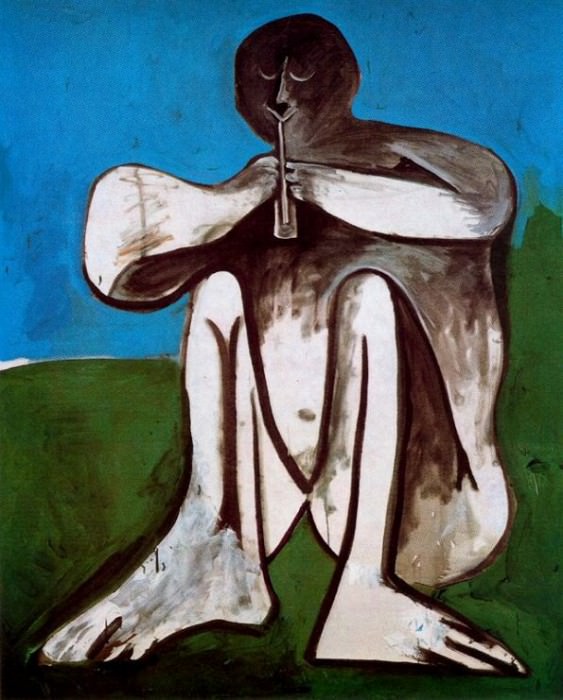 1962 Joueur de flЦte. Pablo Picasso (1881-1973) Period of creation: 1962-1973