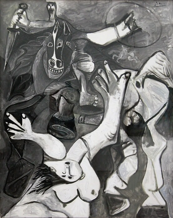 1962 LenlКvement des sabines (David) 2. Пабло Пикассо (1881-1973) Период: 1962-1973