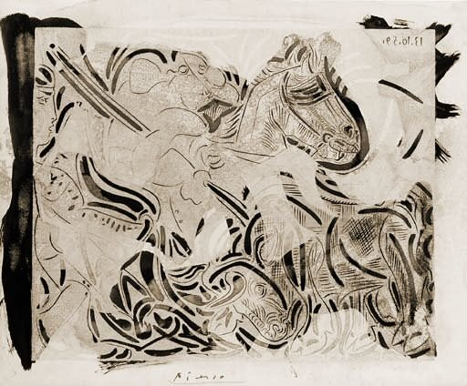 1963 La pique. Пабло Пикассо (1881-1973) Период: 1962-1973