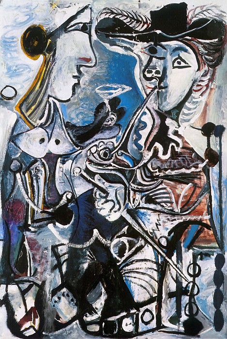 1967 Le couple. Пабло Пикассо (1881-1973) Период: 1962-1973
