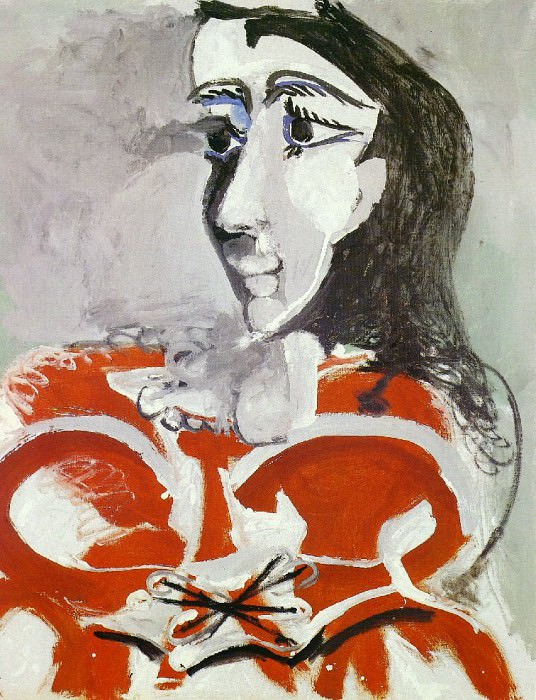 1965 Portrait de Jacqueline. Пабло Пикассо (1881-1973) Период: 1962-1973