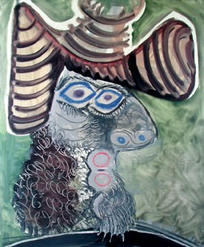 1963 Tete dhomme profil. Пабло Пикассо (1881-1973) Период: 1962-1973