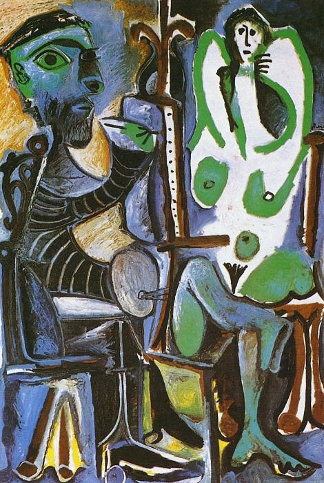 1963 Le peintre et son modКle 5. Пабло Пикассо (1881-1973) Период: 1962-1973