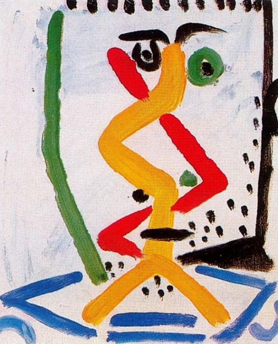 1964 TИte dhomme I. Пабло Пикассо (1881-1973) Период: 1962-1973