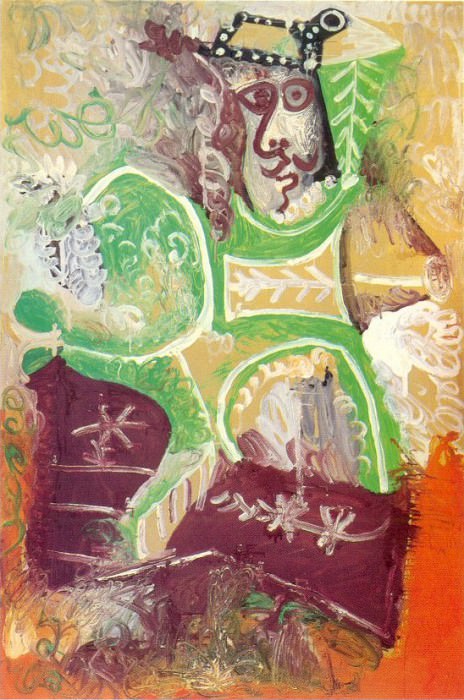 1970 Homme au chapeau. Pablo Picasso (1881-1973) Period of creation: 1962-1973
