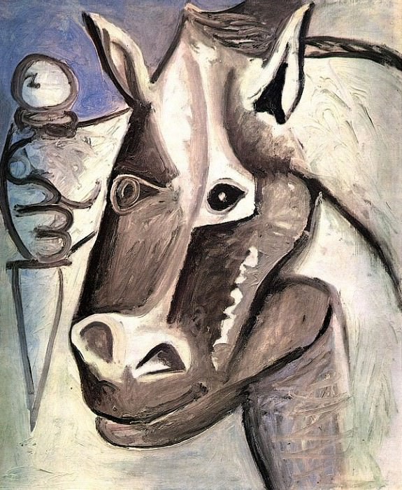 1962 TИte de cheval. Пабло Пикассо (1881-1973) Период: 1962-1973