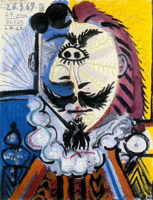 1969 Mousquetaire. Pablo Picasso (1881-1973) Period of creation: 1962-1973