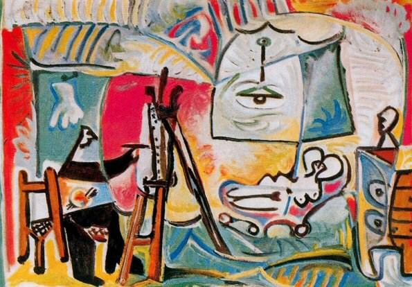 1963 Le peintre et son modКle V. Pablo Picasso (1881-1973) Period of creation: 1962-1973