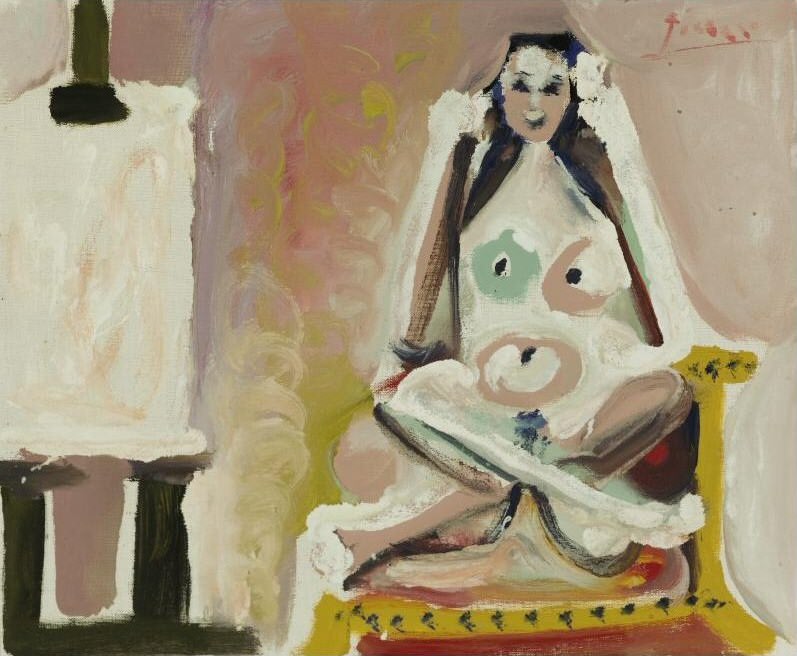 1965 Le modКle dans latelier 2. Пабло Пикассо (1881-1973) Период: 1962-1973