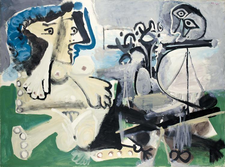 1967 Nu assis et joueur de flЦte. Pablo Picasso (1881-1973) Period of creation: 1962-1973
