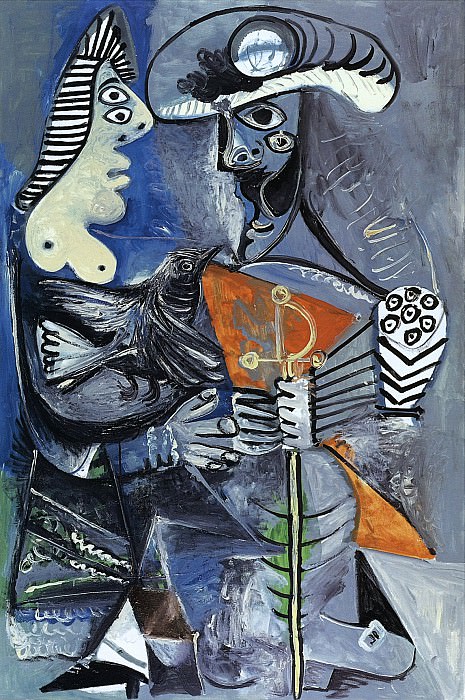 1970 Le matador et femme Е loiseau. Pablo Picasso (1881-1973) Period of creation: 1962-1973