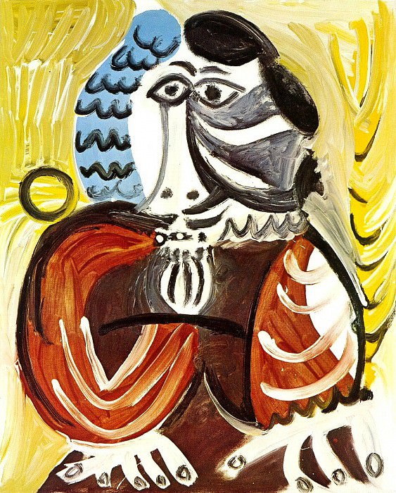 1969 Buste dhomme 3. Pablo Picasso (1881-1973) Period of creation: 1962-1973