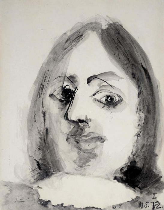 1972 TИte dhomme I. Пабло Пикассо (1881-1973) Период: 1962-1973