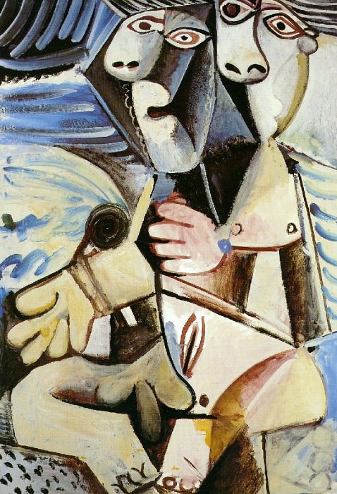 1971 Рtreinte. Pablo Picasso (1881-1973) Period of creation: 1962-1973
