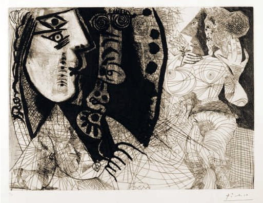 1972 Suite 156 L155. Pablo Picasso (1881-1973) Period of creation: 1962-1973