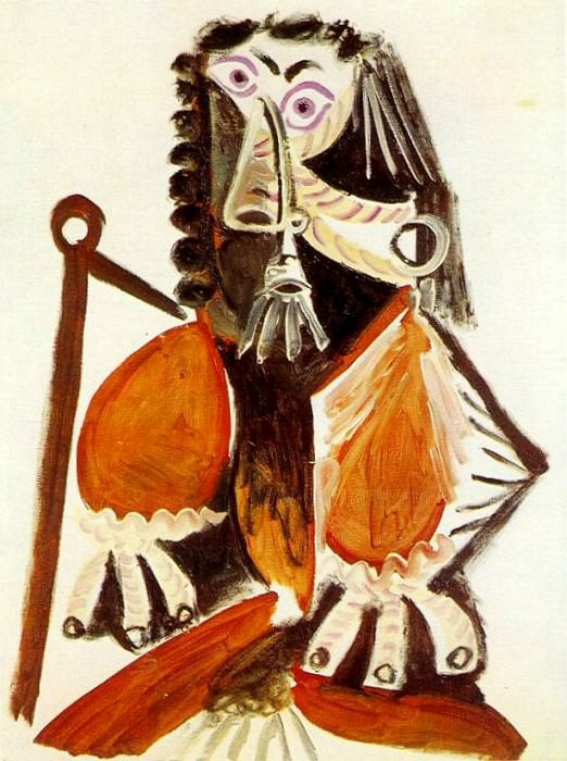 1969 Homme assis 5. Pablo Picasso (1881-1973) Period of creation: 1962-1973