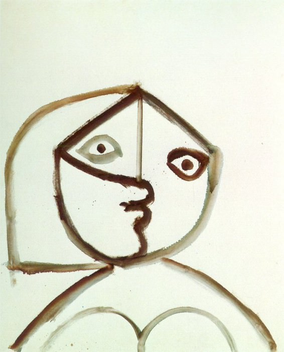 1971 Buste de femme 7. Pablo Picasso (1881-1973) Period of creation: 1962-1973