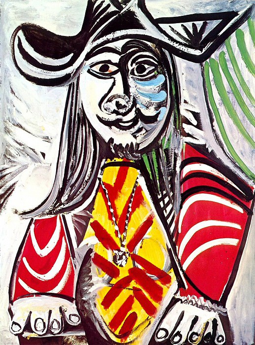 1969 Buste dhomme au mВdaillon. Pablo Picasso (1881-1973) Period of creation: 1962-1973