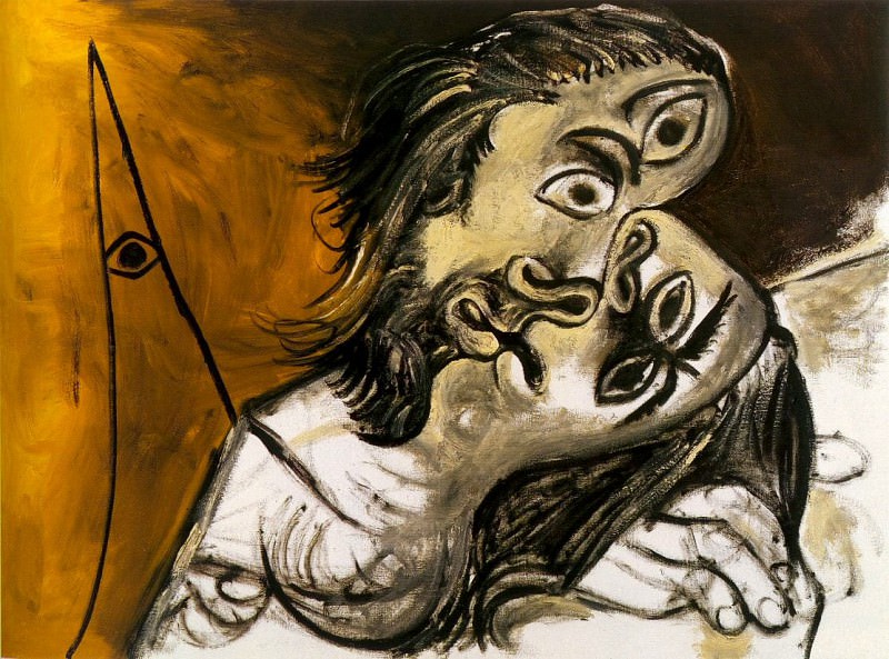 1969 Le baiser 2. Пабло Пикассо (1881-1973) Период: 1962-1973