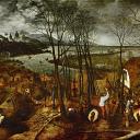 Brueghel, Pieter The Elder -- Пасмурный день – февраль [Gloomy Day] 1565, 118х163, Музей истории искусств [Kunsthistorisches Museum], Вена, Kunsthistorisches Museum