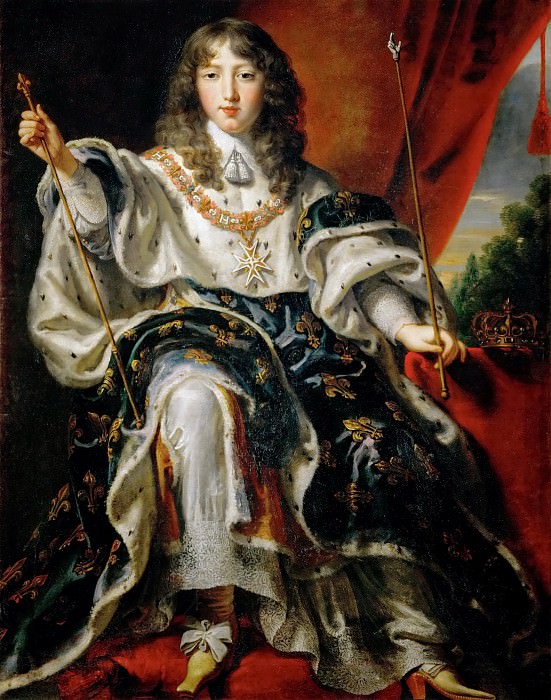 Justus van Egmont -- Louis XIV of France in Coronation Robes. Kunsthistorisches Museum