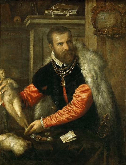 Titian -- Jacopo Strada. Kunsthistorisches Museum