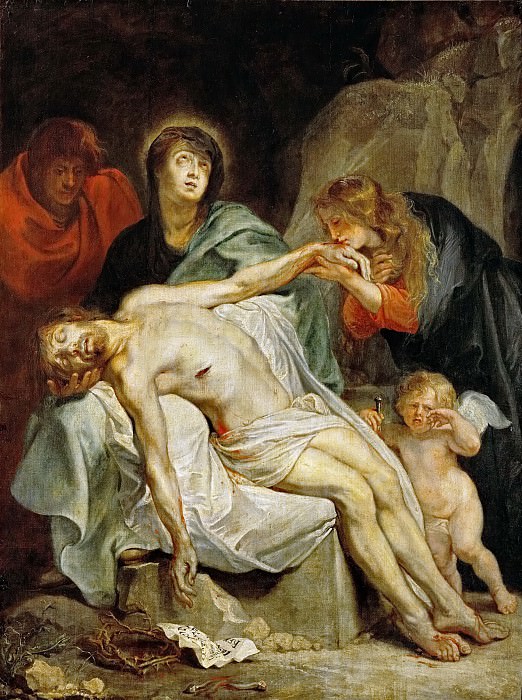 Anthony van Dyck -- Lamentation (Deploration). Kunsthistorisches Museum