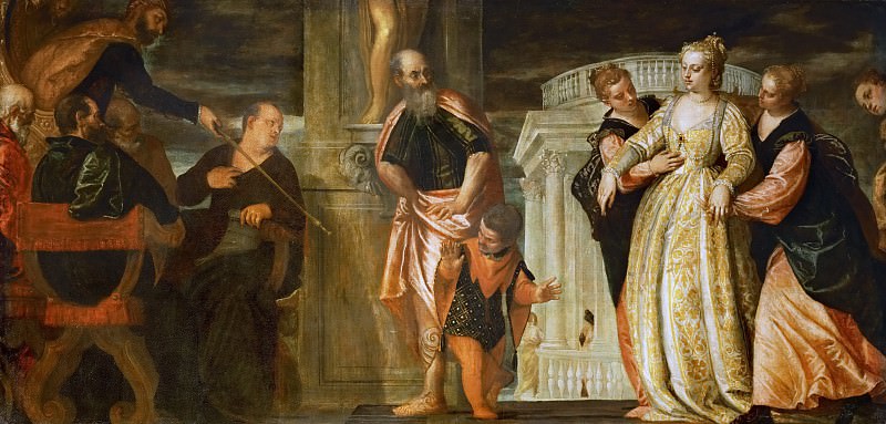 Paolo Veronese -- Esther before Ahasuerus. Kunsthistorisches Museum