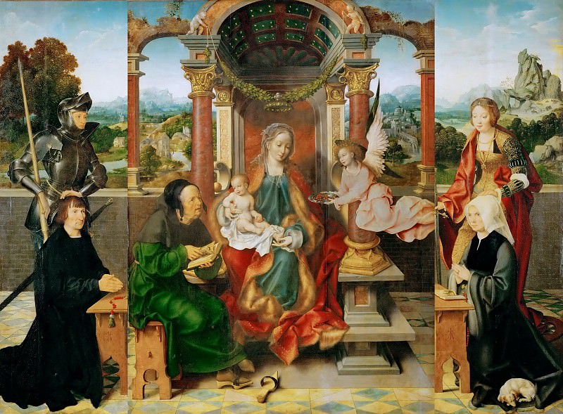 Joos van Cleve -- Altar. Kunsthistorisches Museum