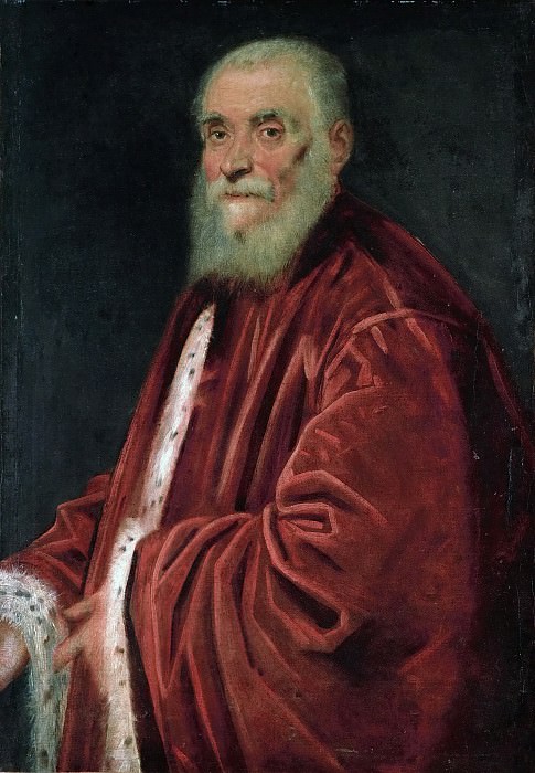 Jacopo Tintoretto -- Marco Grimani. Kunsthistorisches Museum